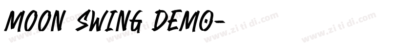 Moon Swing DEMO字体转换